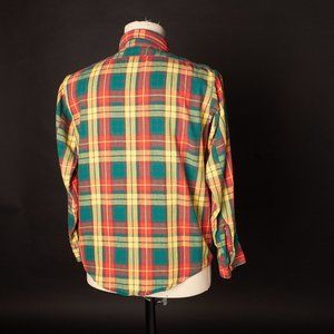 1970s Mr. Leggs Cotton Plaid Shirt